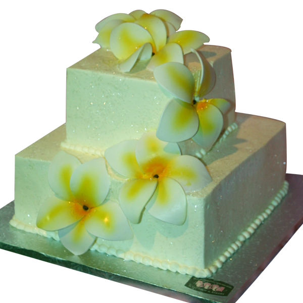 1014 yellow plumerias wedding