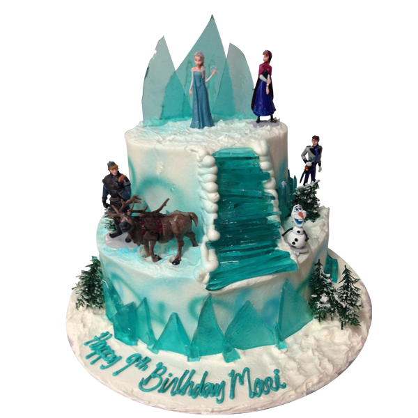 frozen cake design 2 layer price