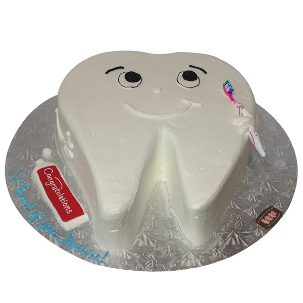 (1381) Tooth Shaped Cake ABC Cake Shop & Bakery
