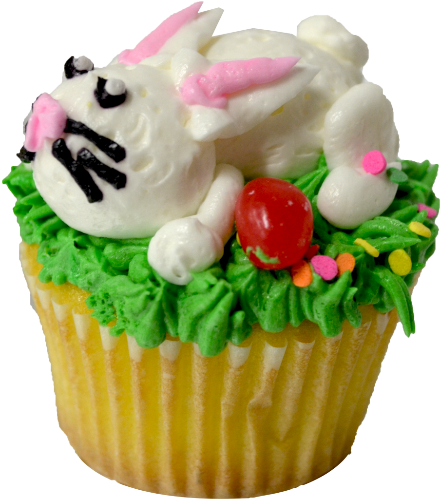 (1578) Easter Bunny Cupcakes ABC Cake Shop & Bakery