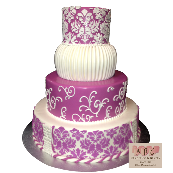 1656 4 tier purple