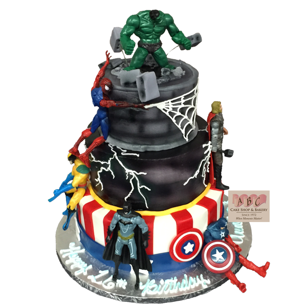 (1762) Avengers Birthday Cake ABC Cake Shop & Bakery