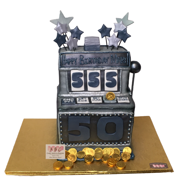 Slot machine cake image