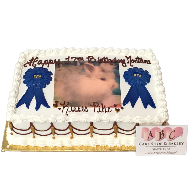 (1991) FFA Rabbit Birthday Cake - ABC Cake Shop & Bakery