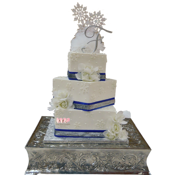Offset Square Wedding Cake Offset Square Wedding Cake
