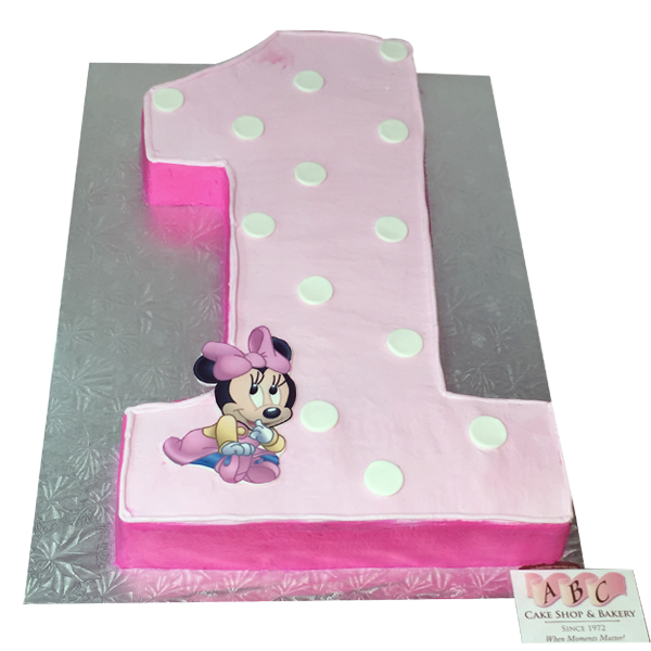 2087 1st Birthday With Minnie Mouse Abc Cake Shop Bakery